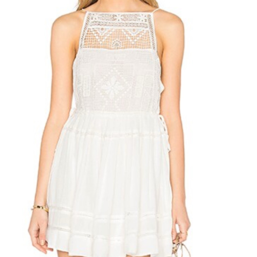 Free people Cream Lace Dress